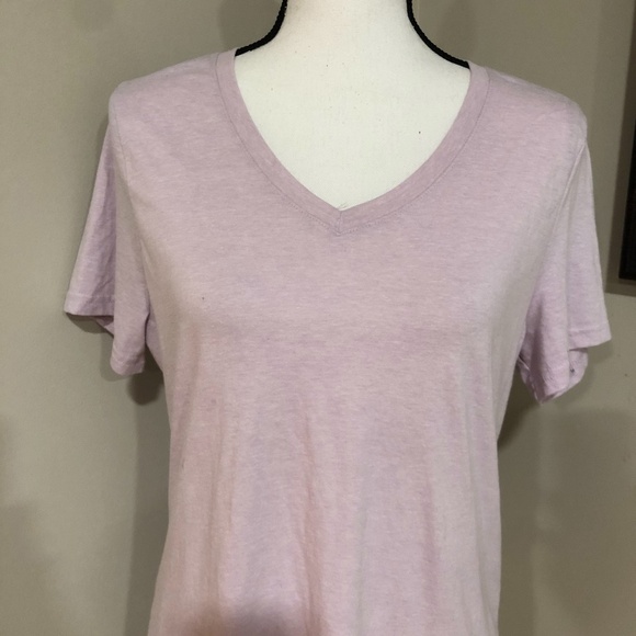 *TIME AND TRU* Essential V-Neck Short Sleeve Shirt - Picture 5 of 9